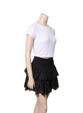 Eyelet Ruffle Skirt