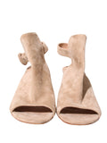 Suede Wedge Sandals
