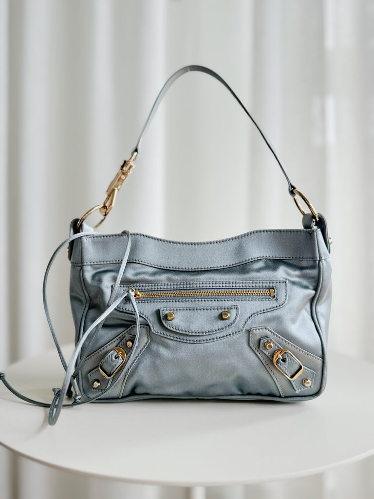 Motocross Satin Shoulder Bag or Wristlet