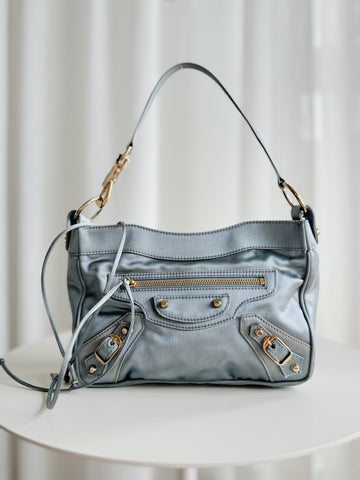 Motocross Satin Shoulder Bag or Wristlet