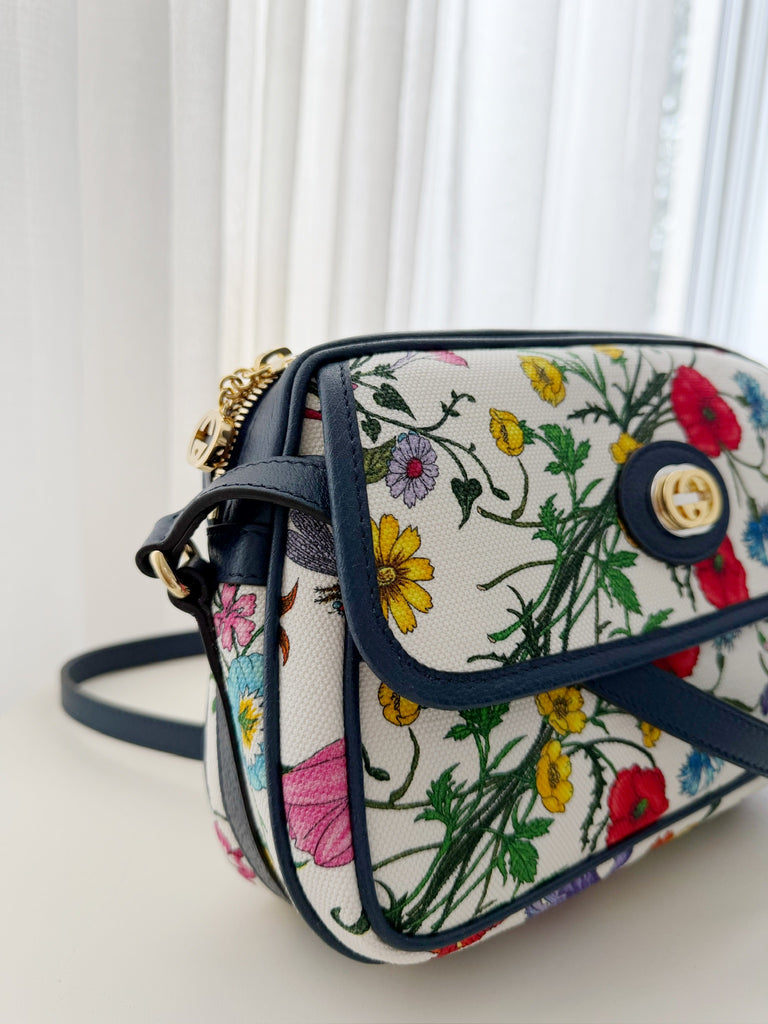 New 2019 Flora Canvas Cross Body Bag