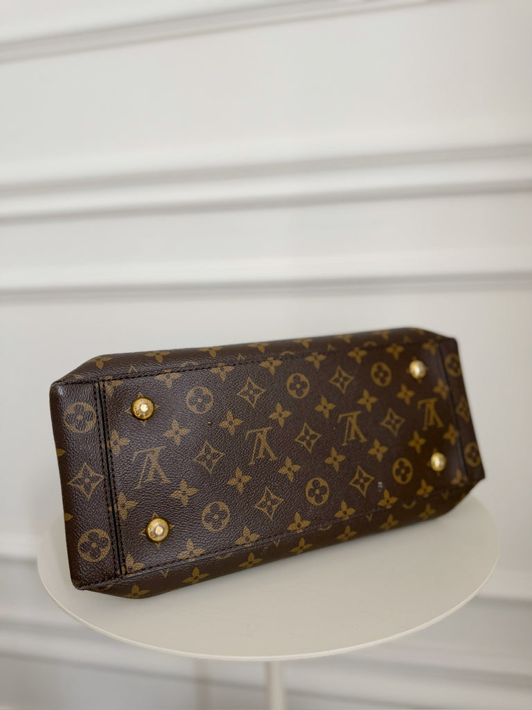 Monogram Flower Tote Bag