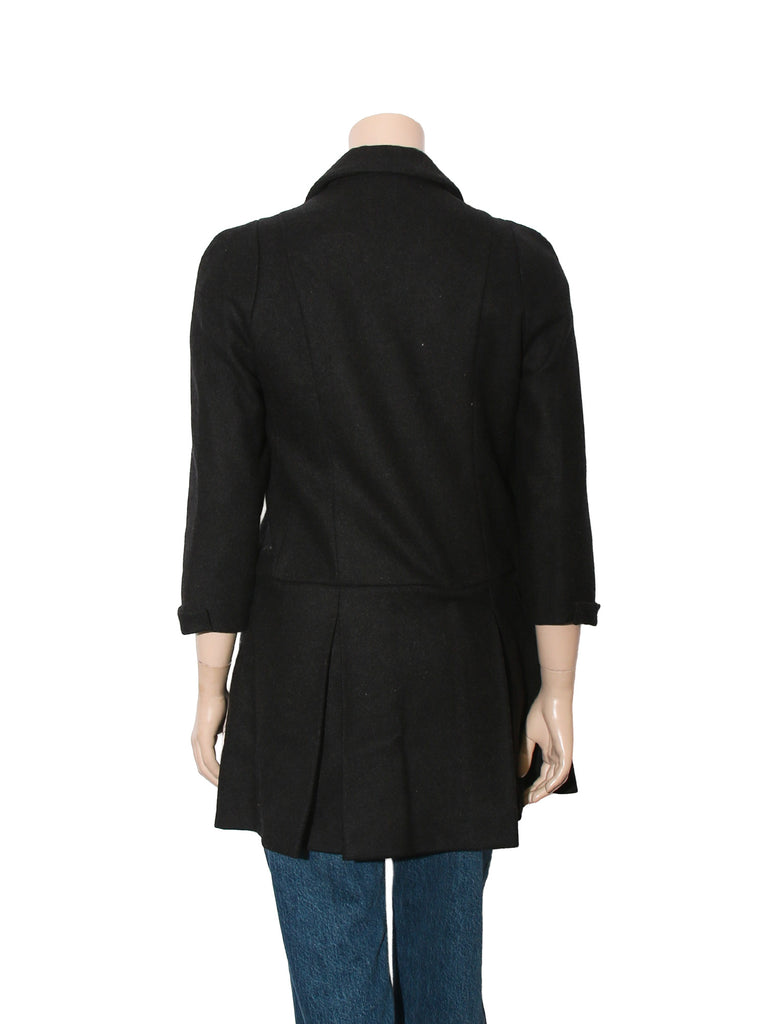 Pleated Wool Jacket
