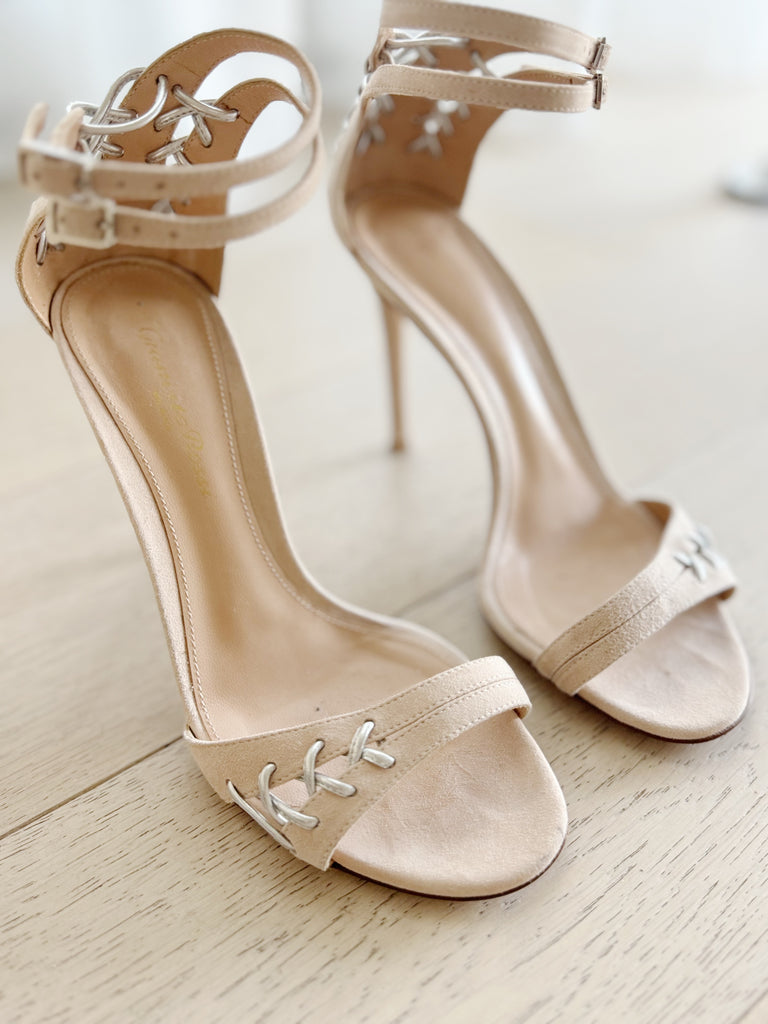 Suede Strappy Sandals