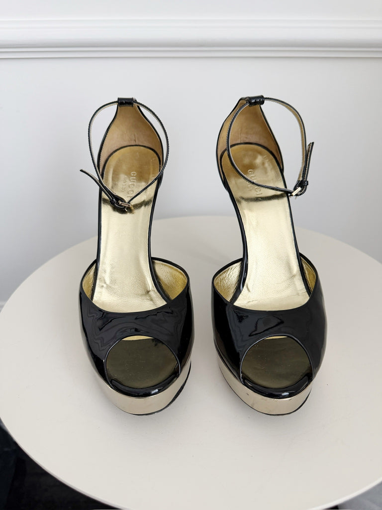 Patent Leather Sandals