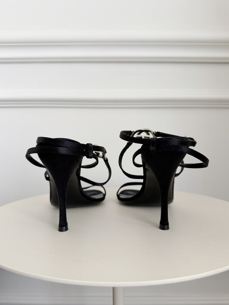 Satin GG Sandals