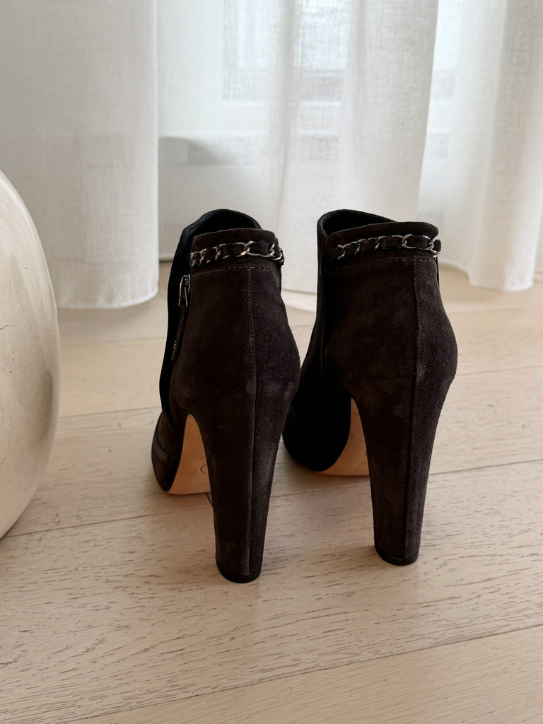 Suede Booties