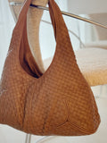 Vintage Intrecciato Leather Hobo