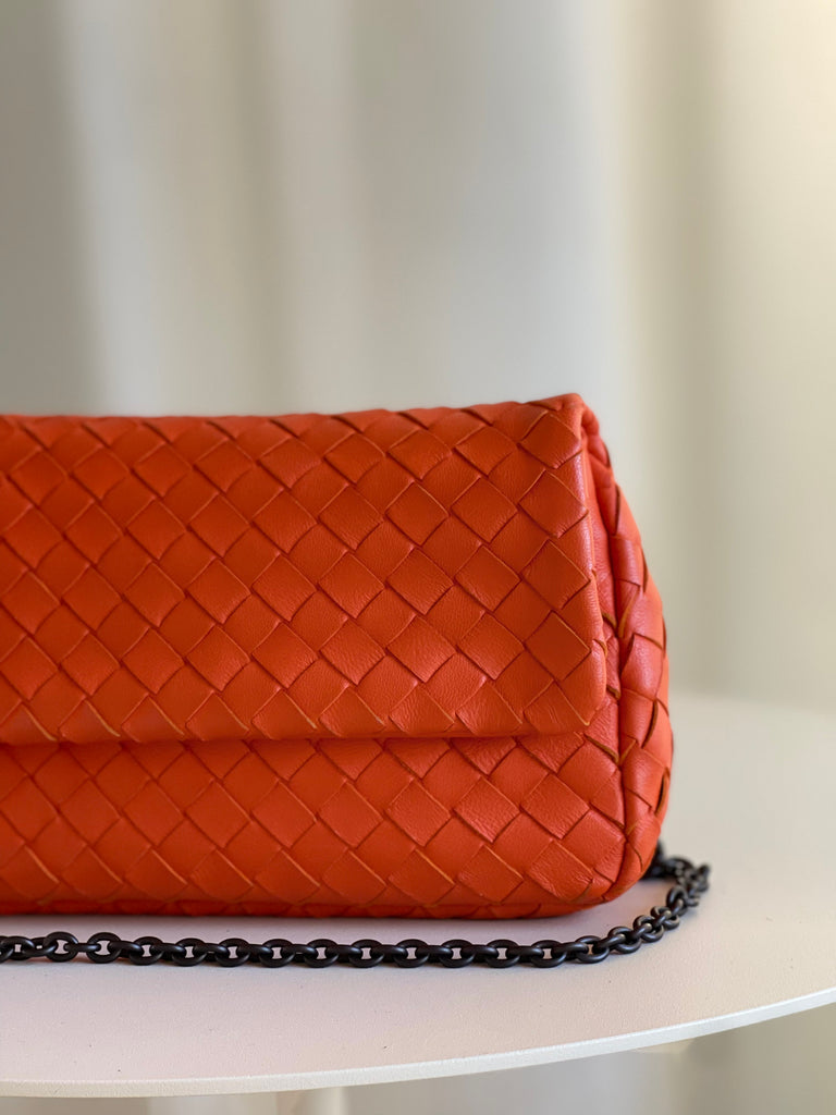 Vintage Intrecciato Cross Body Bag