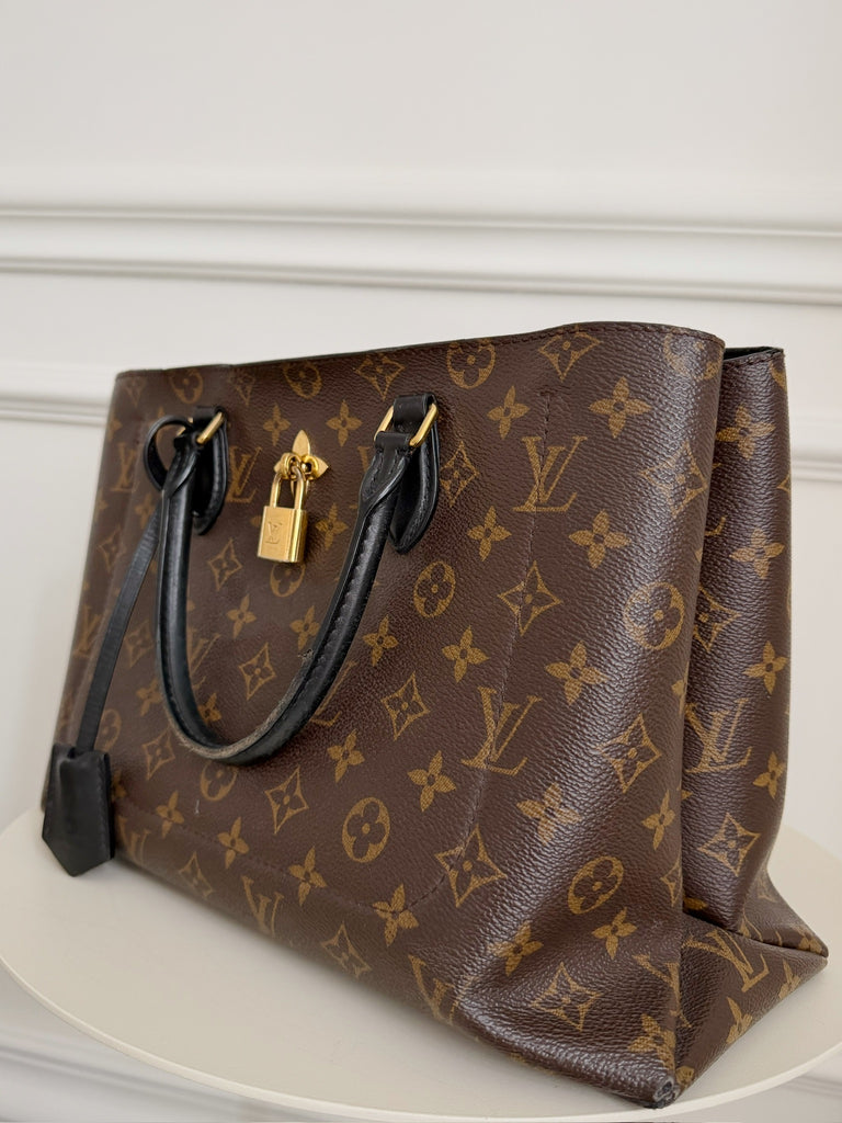 Monogram Flower Tote Bag