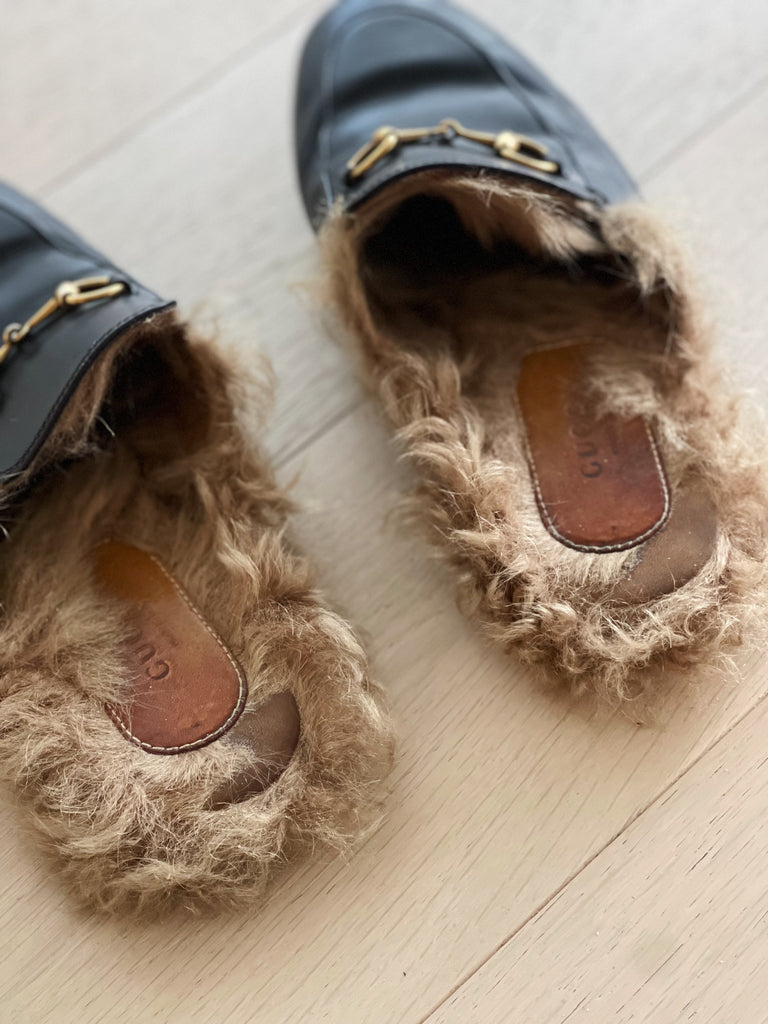 Princetown Leather Slippers