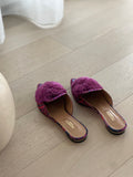 Powder Puff Pompom Mules