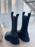 Lug Leather Chelsea Boots