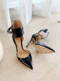 Leather Pointed Pumps
