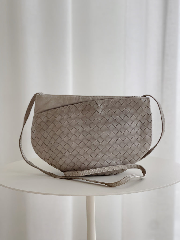 Vintage Intrecciato Cross Body Bag