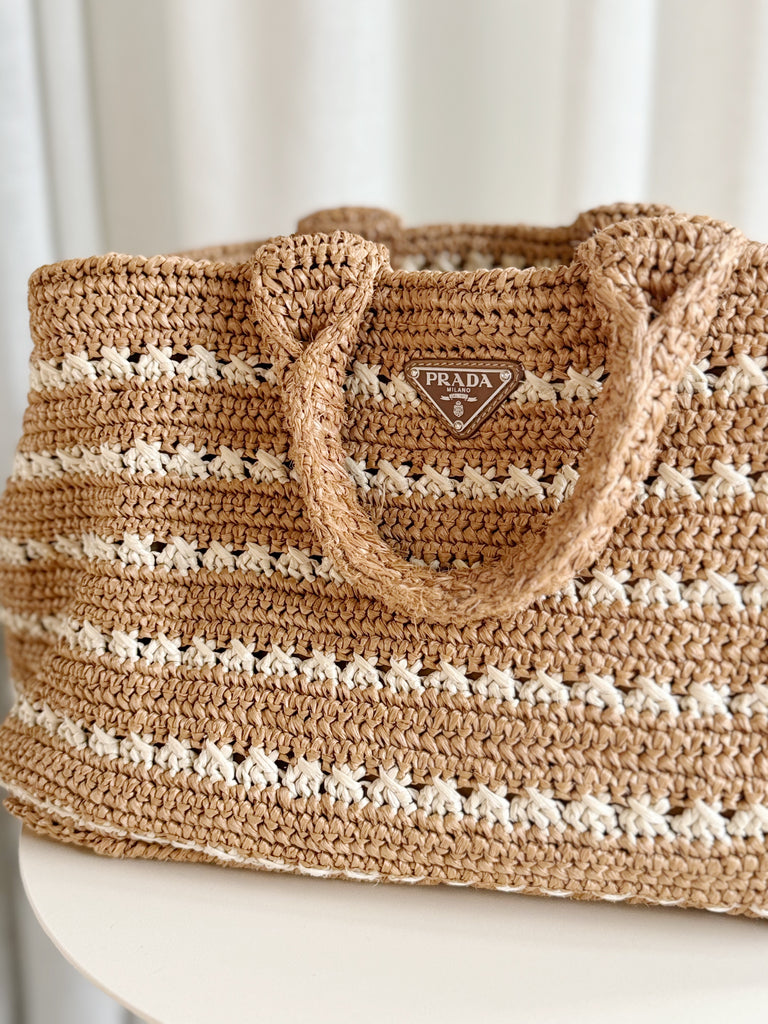 Raffia Tote Bag