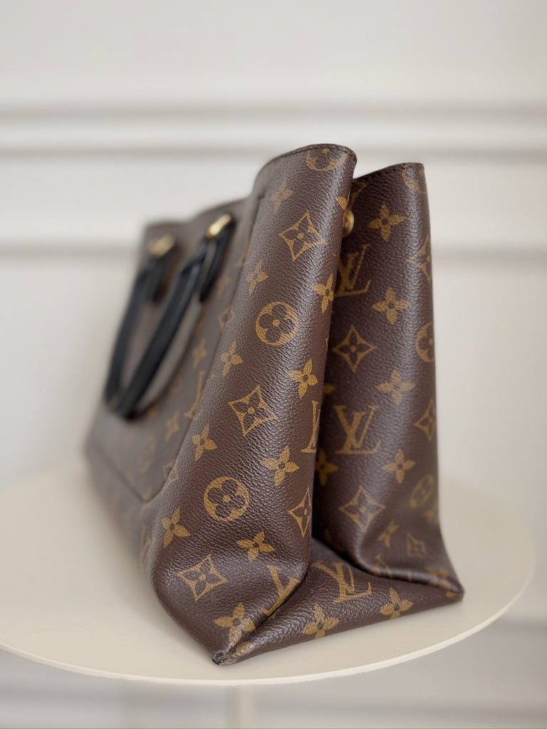 Monogram Flower Tote Bag