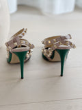 Leather Rockstud Pumps
