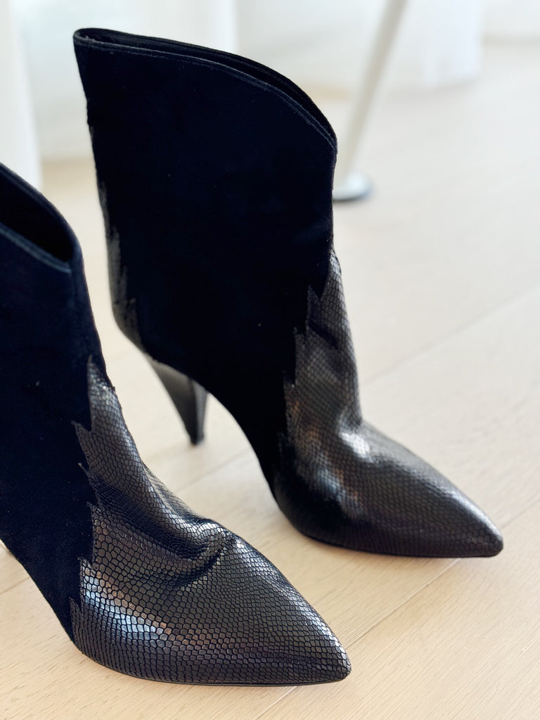 Suede Booties