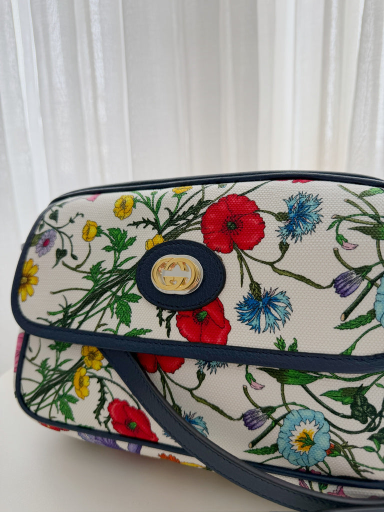 New 2019 Flora Canvas Cross Body Bag