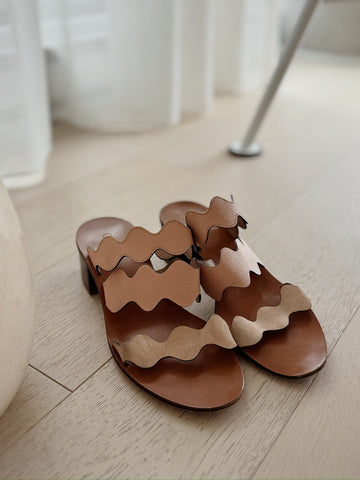 Suede Mules