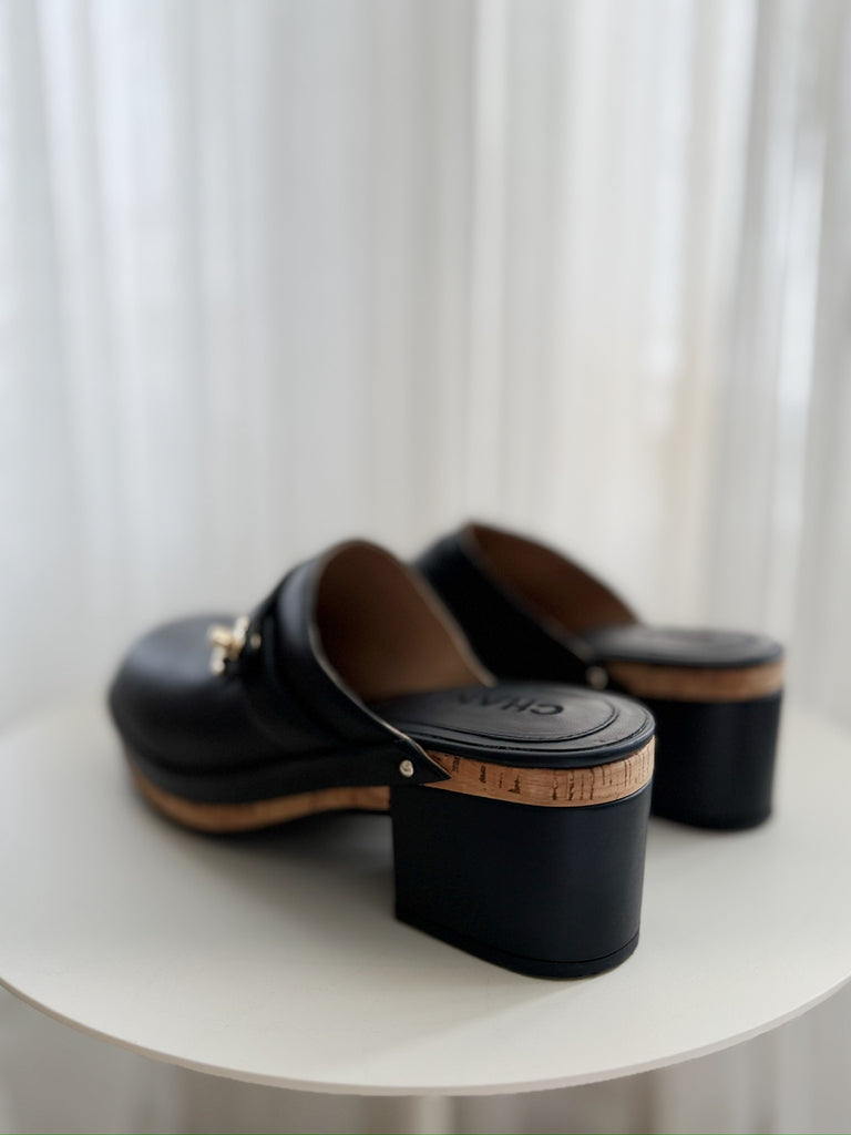 Leather Clog Mules