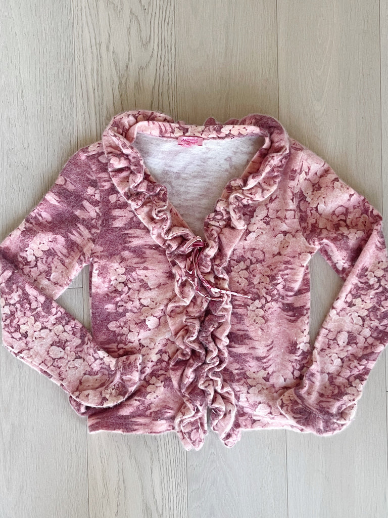 KIDS Ruffle Cardigan