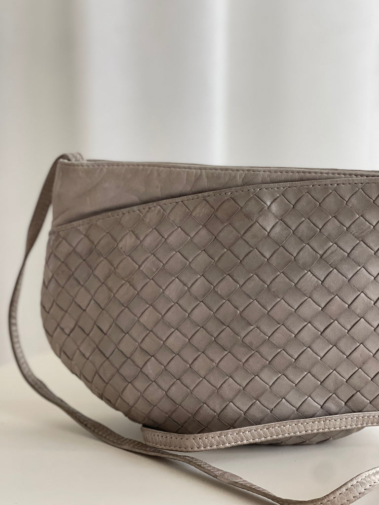 Vintage Intrecciato Cross Body Bag