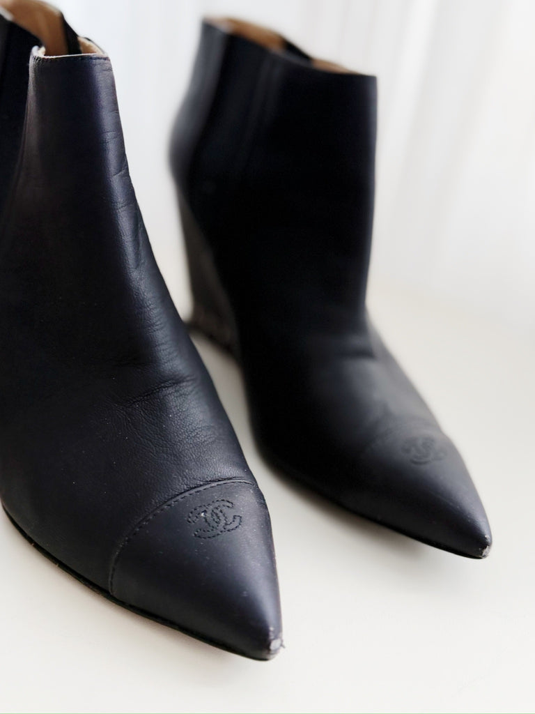 Wedge Pointed Booties