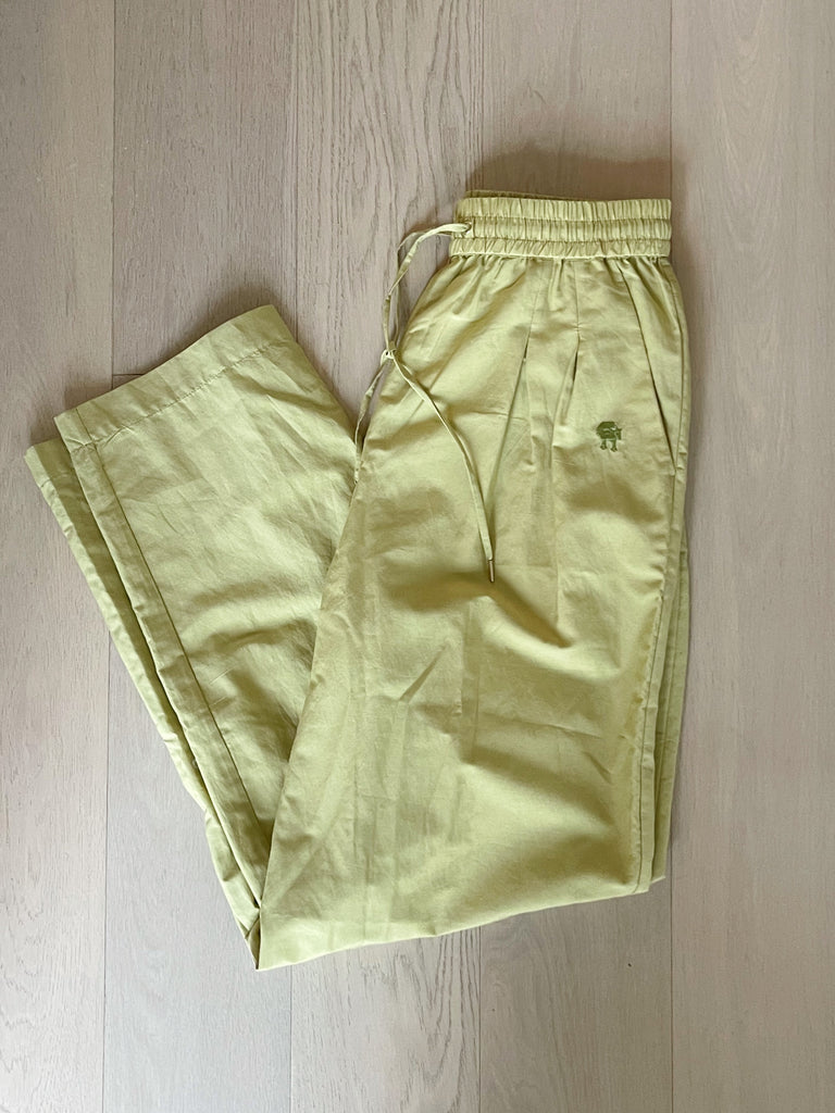 Cotton Silk Slouch Pants