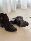 Suede Booties