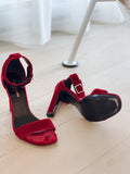 Grace Velvet Sandals