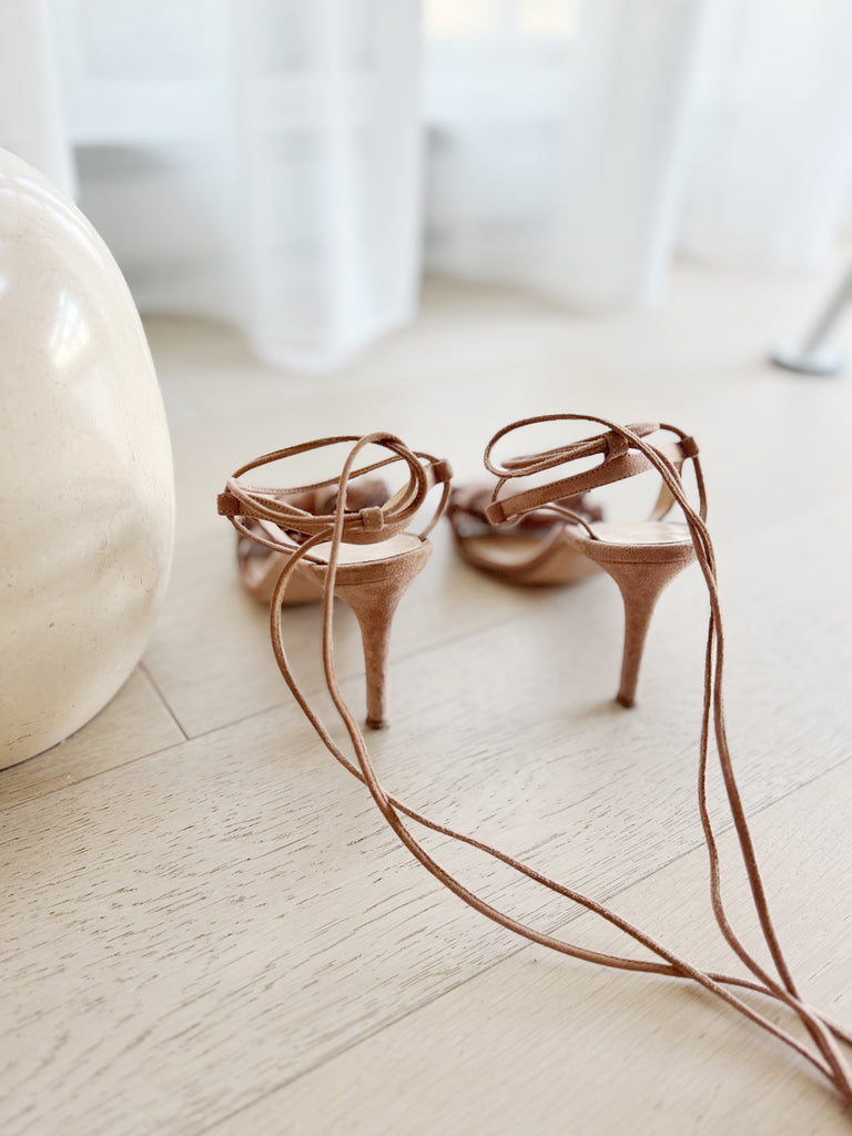 Suede Strappy Sandals