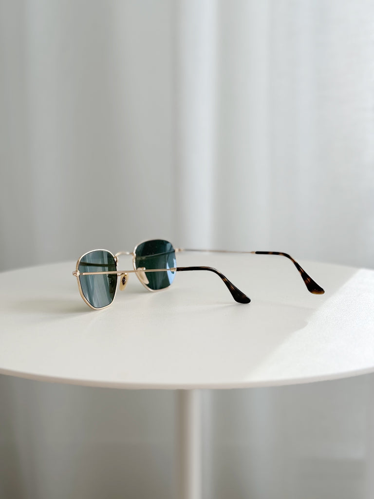 Hexagonal Flat Lenses Sunglasses