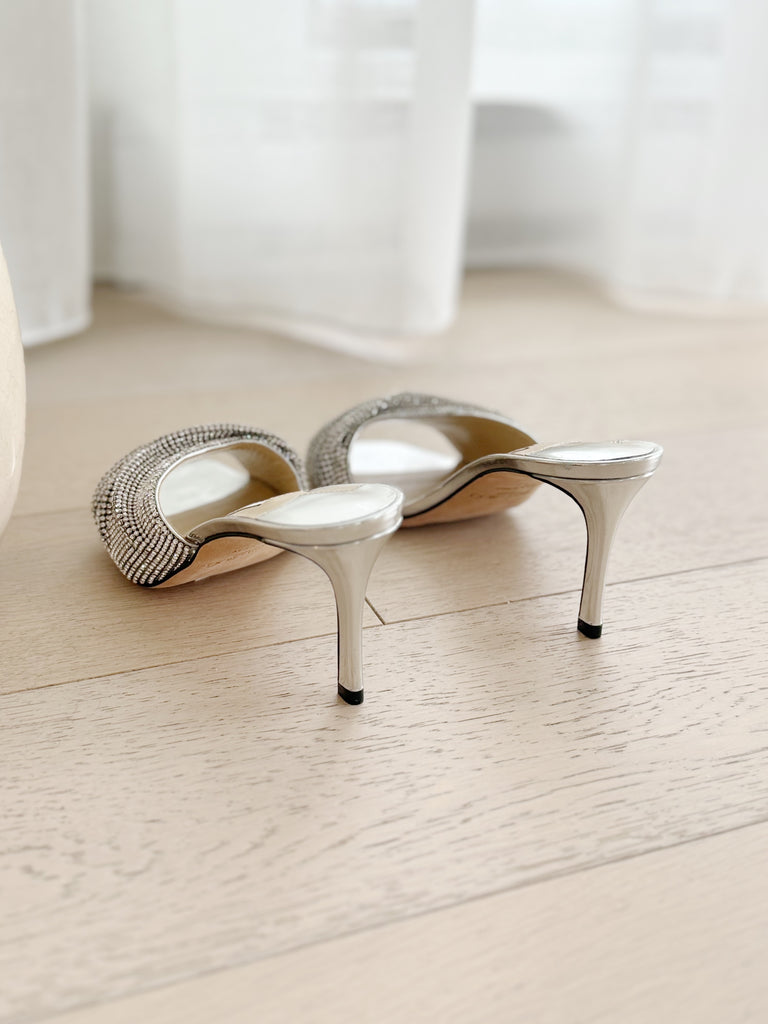 Embellished Slide Sandals