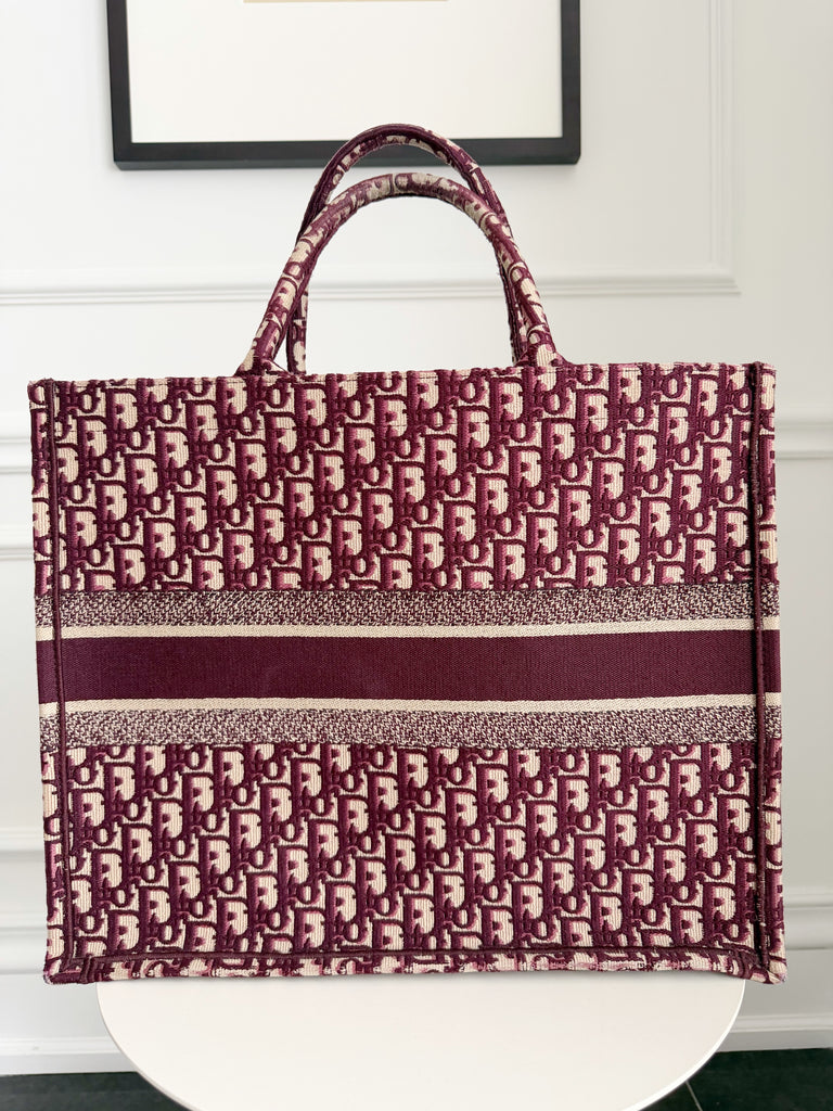 Large Dior Book Tote