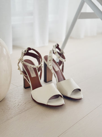 Rockstud Leather Sandals