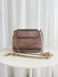 Snakeskin Small 1973 Chain Shoulder Bag