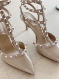 Patent Leather Rockstud Pumps