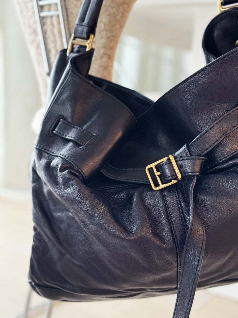 Leather Hobo Bag
