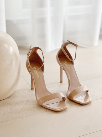 Amber Patent Leather Sandals