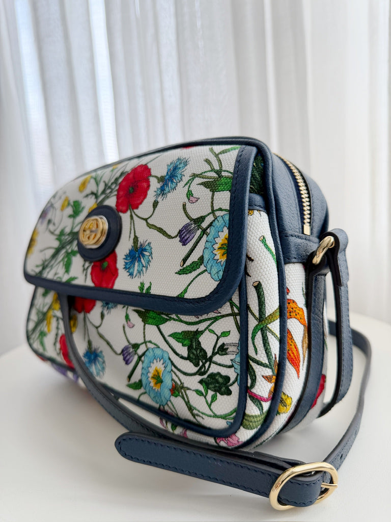 New 2019 Flora Canvas Cross Body Bag