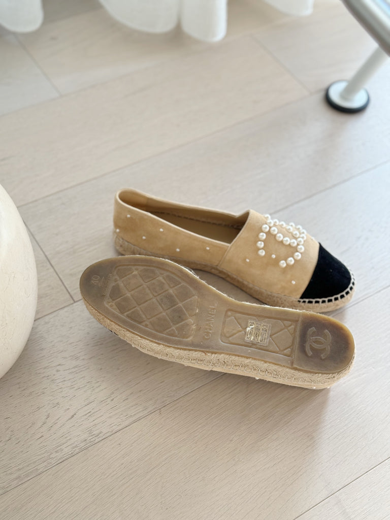 Suede Pearl Espadrilles