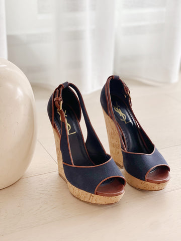 Cork Wedge Sandals