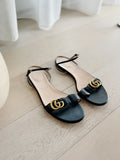 Leather Marmont Flat Sandals