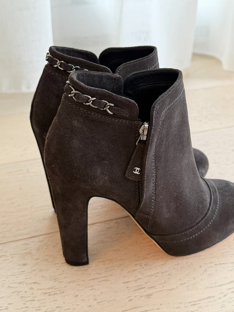 Suede Booties