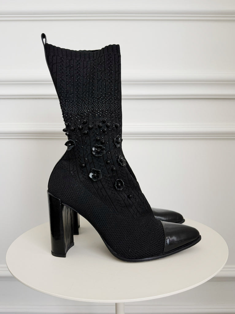 Beaded Sock Boots