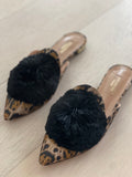 Powder Puff Pompom Mules