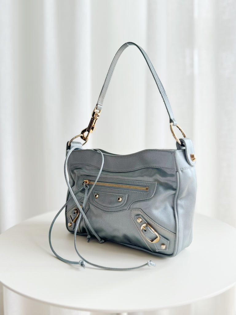 Motocross Satin Shoulder Bag or Wristlet