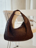 Vintage Intrecciato Leather Hobo